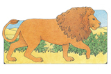 Primary Cutout Illustration Lion